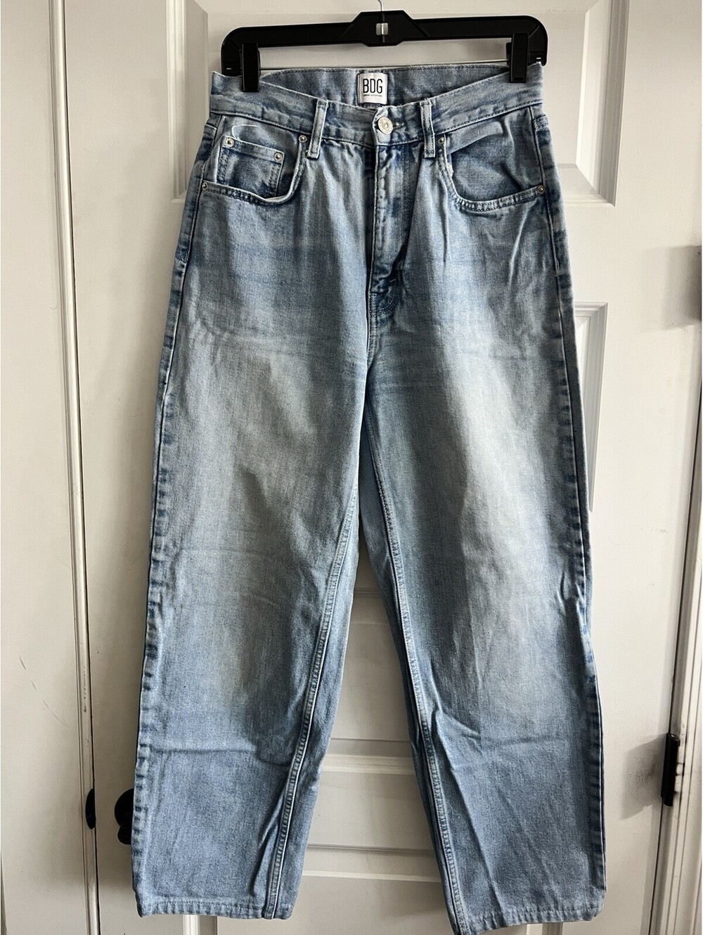 BDG Urban Outfitters High Rise Baggy Medium Wash Size 28 Wide Leg Denim
